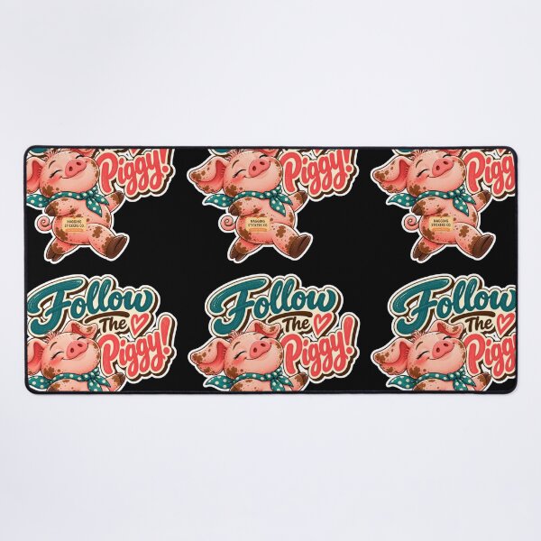 Item preview, FOLLOW THE PIGGY! BY NAGGINGSTICKERSCO. ROLL LIKE A PIG! COLLECTION | BLACK Edition | No.01 designed and sold by LaMaisonOfMY.