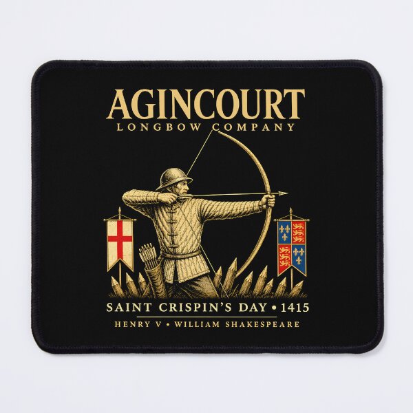 Item preview, Agincourt Longbow Archer Saint Crispin's Day 1415 designed and sold by ostenlee.