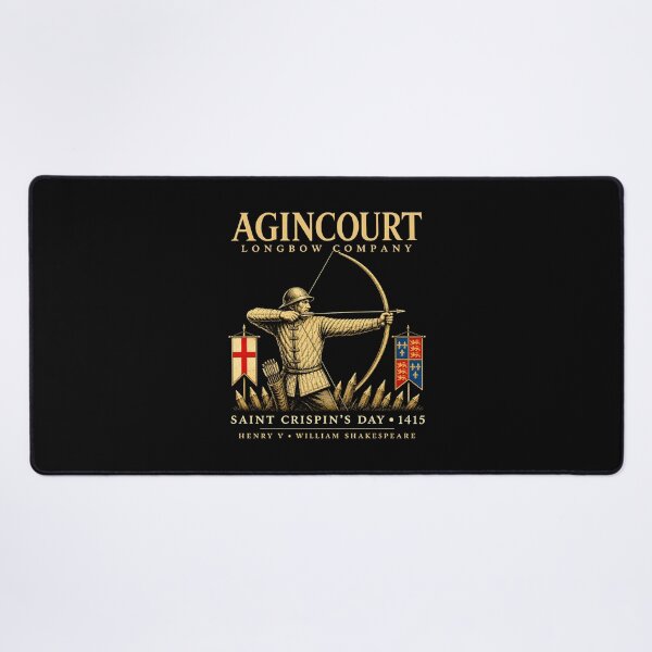 Item preview, Agincourt Longbow Archer Saint Crispin's Day 1415 designed and sold by ostenlee.