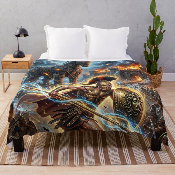 Item preview, Trojan War - Epic Battle of Troy Art designed and sold by Lucid Dream Pixel.