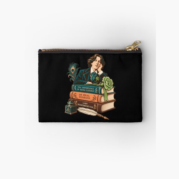 Item preview, Oscar Wilde Plays Stacked with Peacock and Quill designed and sold by Fenay Designs.