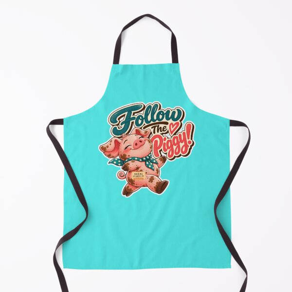 Item preview, FOLLOW THE PIGGY! BY NAGGINGSTICKERSCO. ROLL LIKE A PIG! COLLECTION | AQUA Edition | No.01 designed and sold by LaMaisonOfMY.