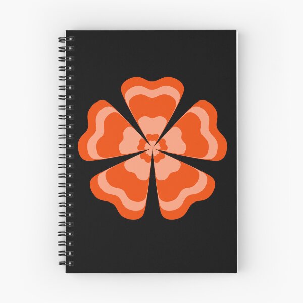 Item preview, Stylized Orange Retro Flower designed and sold by PatternTitan.