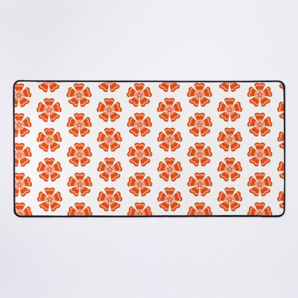 Item preview, Stylized Orange Retro Flower designed and sold by PatternTitan.