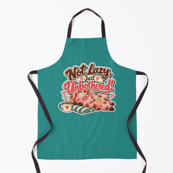 Item preview, NOT LAZY! JUST UNBOTHERED! BY NAGGINGSTICKERSCO. ROLL LIKE A PIG! COLLECTION | GREEN Edition | No.01 designed and sold by LaMaisonOfMY.