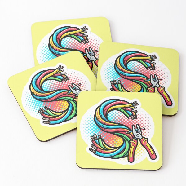 Item preview, Vibrant Electrician Letter S Pop Art Sticker designed and sold by bvdesignart.