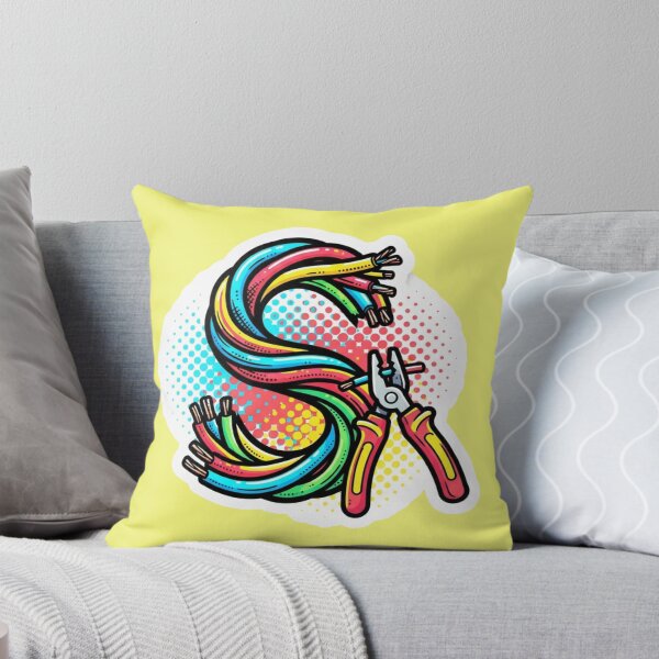 Item preview, Vibrant Electrician Letter S Pop Art Sticker designed and sold by bvdesignart.