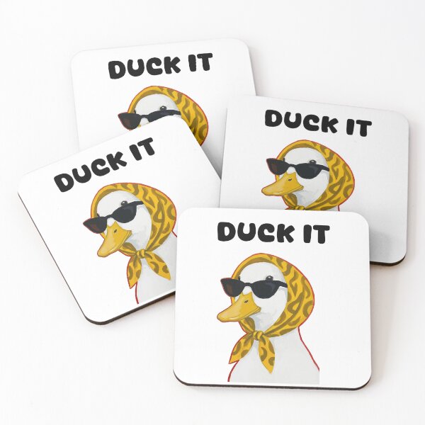 Item preview, Duck It – Cool Duck with Glasses and Headscarf designed and sold by designsoftinaa.