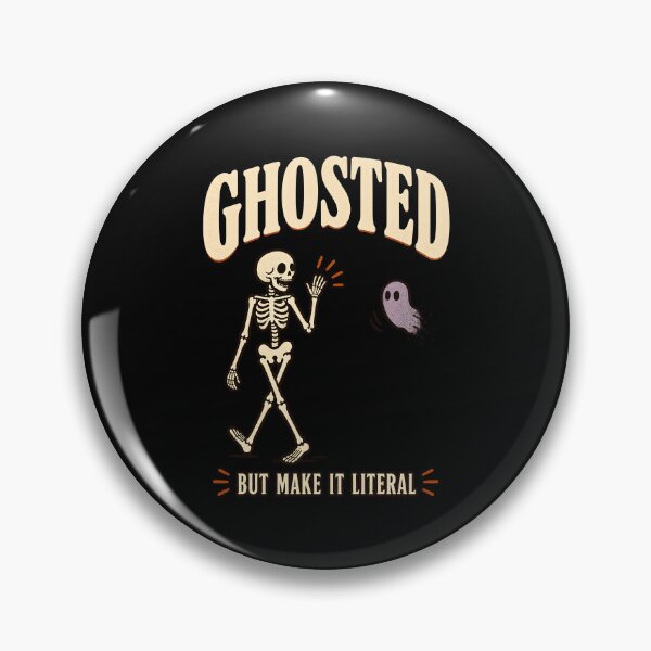 Item preview, Ghosted But Make It Literal Skeleton Ghost Halloween designed and sold by calicito.