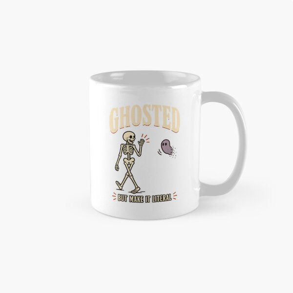 Item preview, Ghosted But Make It Literal Skeleton Ghost Halloween designed and sold by calicito.