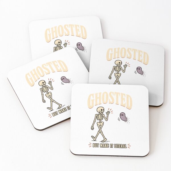 Item preview, Ghosted But Make It Literal Skeleton Ghost Halloween designed and sold by calicito.