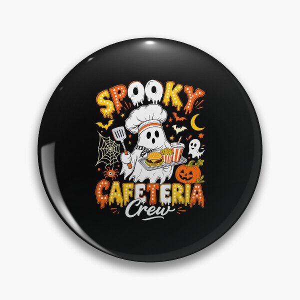 Item preview, Spooky Cafeteria Crew Halloween Lunch Lady Ghost designed and sold by Glow-Paw-Studio.