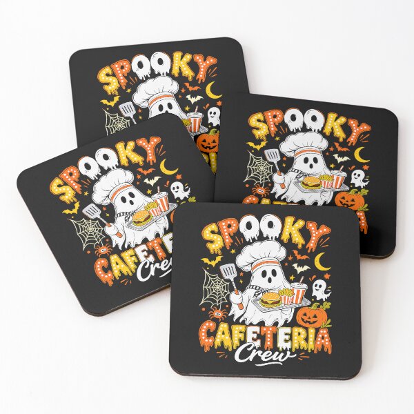 Item preview, Spooky Cafeteria Crew Halloween Lunch Lady Ghost designed and sold by Glow-Paw-Studio.