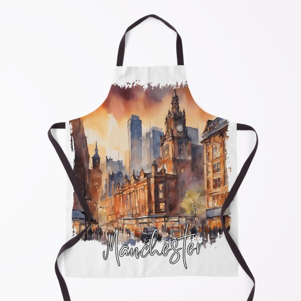 Item preview, Acuarela de Manchester, Manchester Inglaterra designed and sold by Dressyourflag.