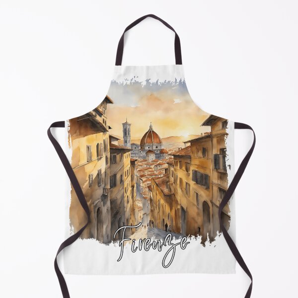 Item preview, Watercolor of Florence, Florence, Italy designed and sold by Dressyourflag.