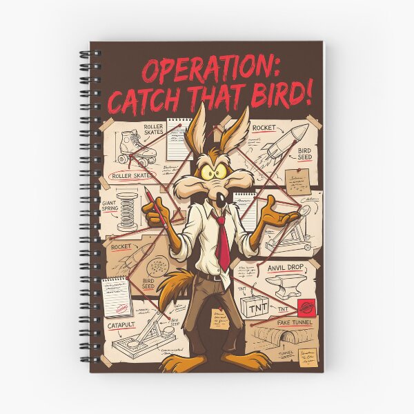 Item preview, Operation Catch That Bird – Wile E Coyote ACME Conspiracy Graphic Tee designed and sold by MikeMoreArt.
