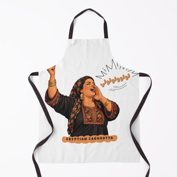 Item preview, Egyptian Zaghrotta Funny Zaghareet Celebration Woman Sticker designed and sold by KaBaRen.