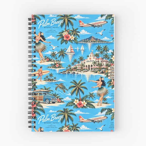 Item preview, Modern Hawaiian Resort – Aloha Island Adventure designed and sold by Plus91BIRD.