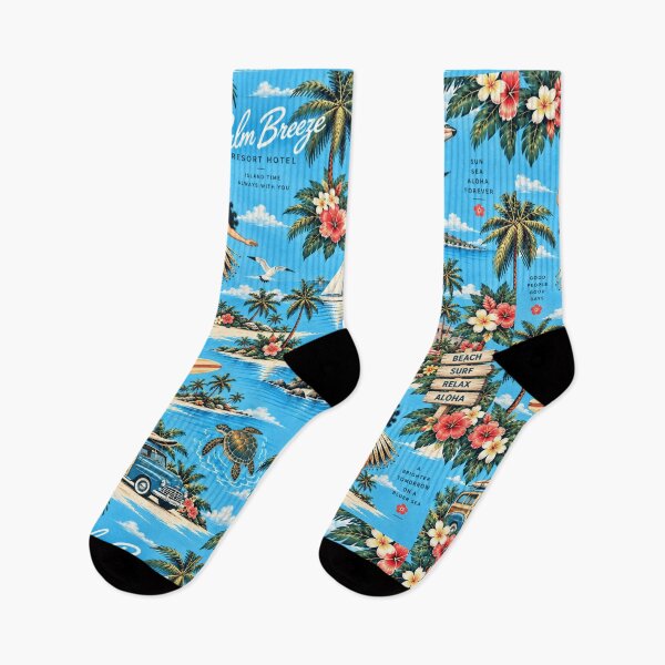 Item preview, Modern Hawaiian Resort – Aloha Island Adventure designed and sold by Plus91BIRD.