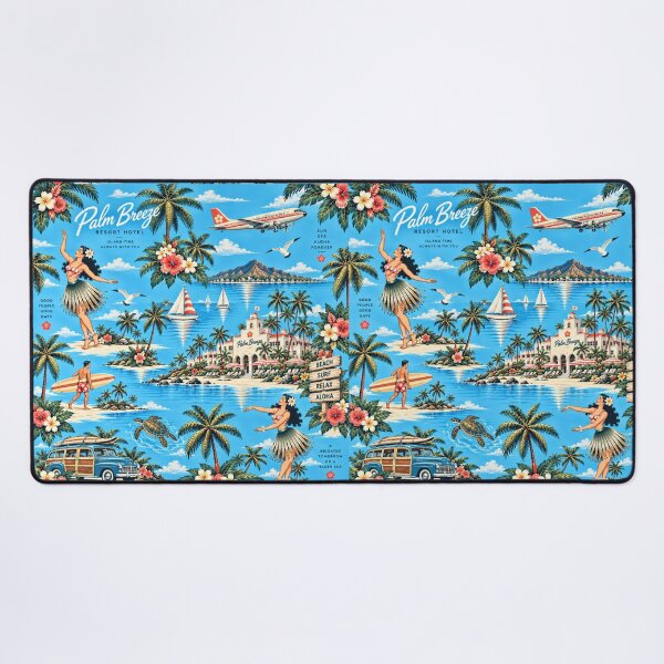 Item preview, Modern Hawaiian Resort – Aloha Island Adventure designed and sold by Plus91BIRD.