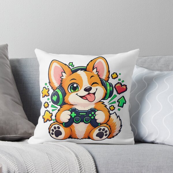 Item preview, Funny Corgi Gamer Level Up Your Corgi designed and sold by OLIVER-AGOUR.