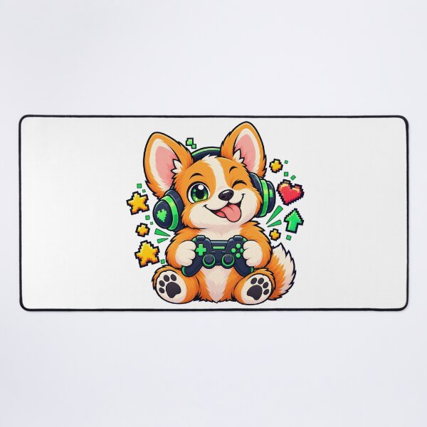 Item preview, Funny Corgi Gamer Level Up Your Corgi designed and sold by OLIVER-AGOUR.