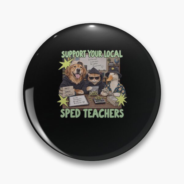 Item preview, Support Your Local SPED Teachers Classroom Animals designed and sold by Glow-Paw-Studio.