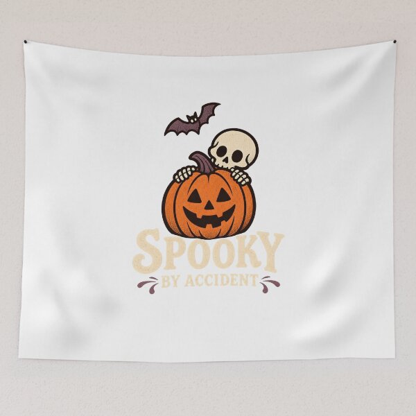 Item preview, Spooky By Accident Skeleton Jack O Lantern Pumpkin designed and sold by calicito.