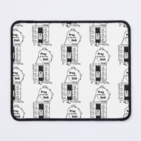 Item preview, Pray To The Kiln Gods - B&W designed and sold by SamanthaLPottery.