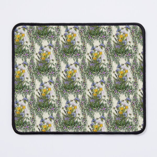 Item preview, Wildflowers Illustration, Riot of Flowers and Foliage, Bees designed and sold by JoyfulWhimsy.