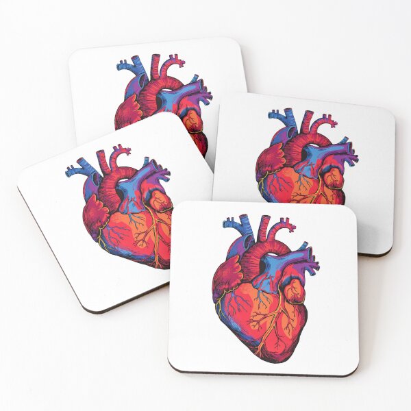 Item preview, Vibrant Anatomical Heart – Colorful Human Heart Medical Illustration designed and sold by Mousy17.