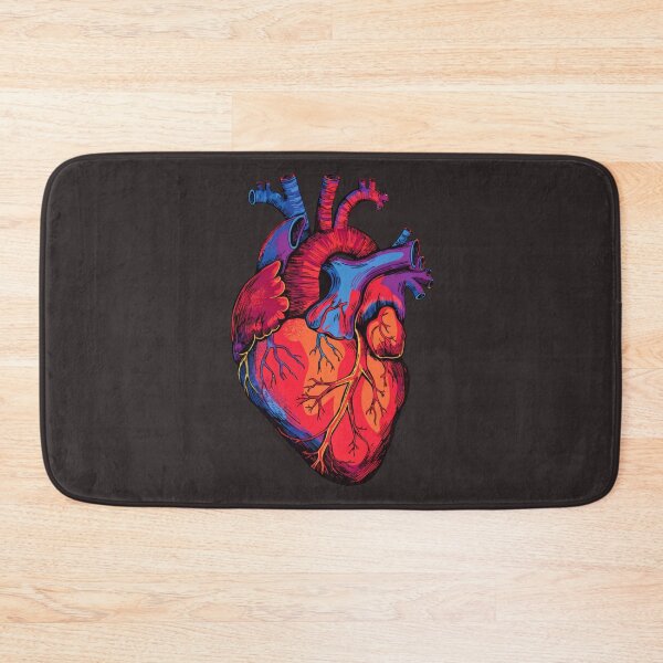 Item preview, Vibrant Anatomical Heart – Colorful Human Heart Medical Illustration designed and sold by Mousy17.