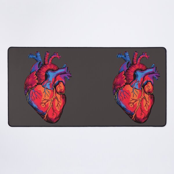 Item preview, Vibrant Anatomical Heart – Colorful Human Heart Medical Illustration designed and sold by Mousy17.