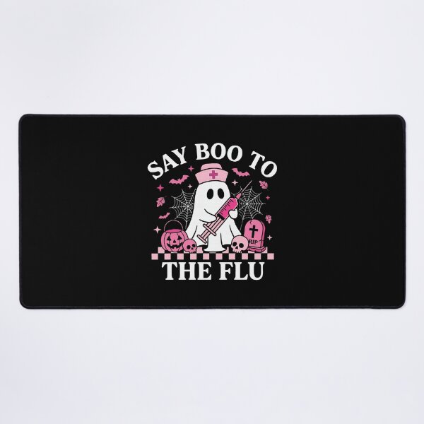 Item preview, Say Boo to the Flu Funny Halloween Nurse Ghost designed and sold by ostenlee.