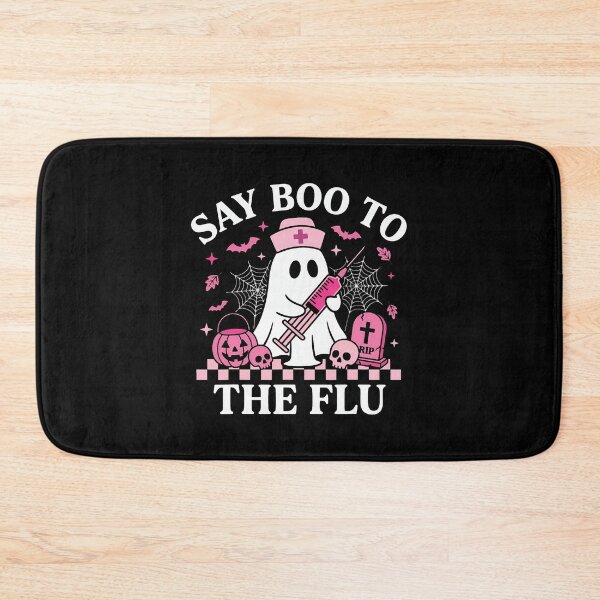Item preview, Say Boo to the Flu Funny Halloween Nurse Ghost designed and sold by ostenlee.