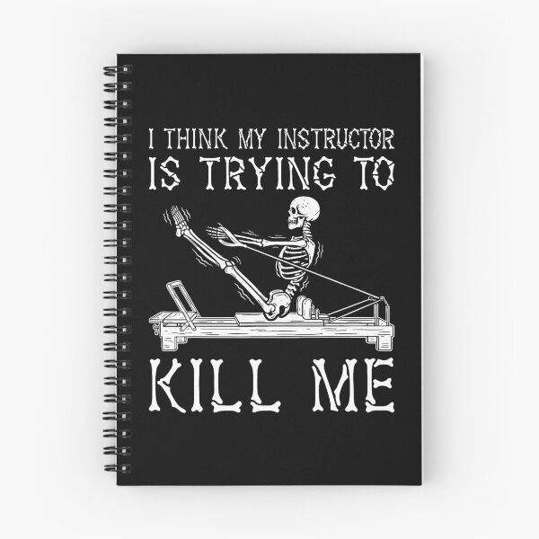 Item preview, Pilates Skeleton I Think My Instructor Is Trying designed and sold by OddPopARt.
