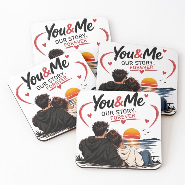 Item preview, You and Me Our Story Forever - Romantic Sunset Couple designed and sold by Salma.Store.