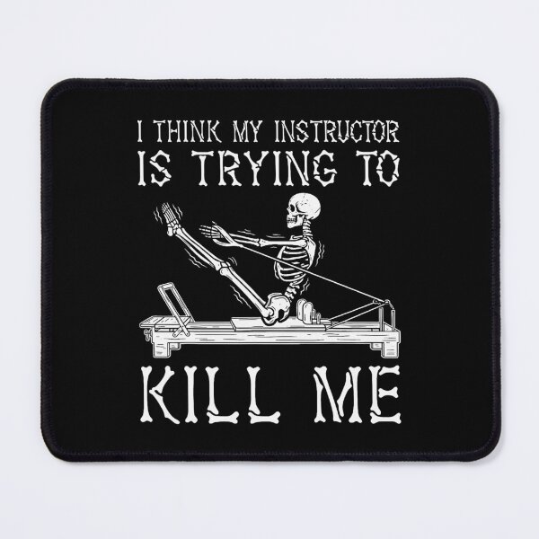 Item preview, Pilates Skeleton I Think My Instructor Is Trying designed and sold by OddPopARt.