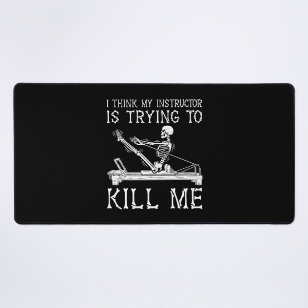Item preview, Pilates Skeleton I Think My Instructor Is Trying designed and sold by OddPopARt.