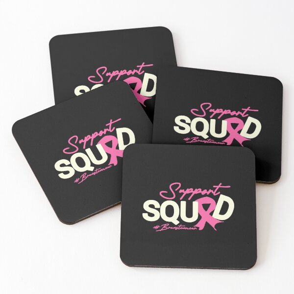 Item preview, Pink Support Squad Breast Cancer Awareness Warrior Pink Ribbon designed and sold by vibeno1.