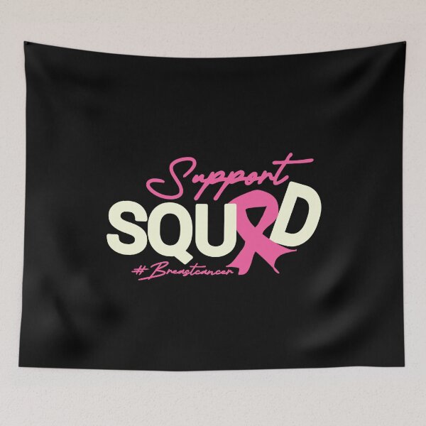 Item preview, Pink Support Squad Breast Cancer Awareness Warrior Pink Ribbon designed and sold by vibeno1.