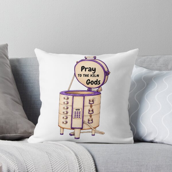 Item preview, Pray To The Kiln Gods - Purple designed and sold by SamanthaLPottery.