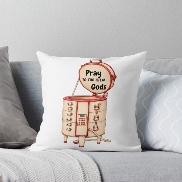 Item preview, Pray To The Kiln Gods - Red designed and sold by SamanthaLPottery.