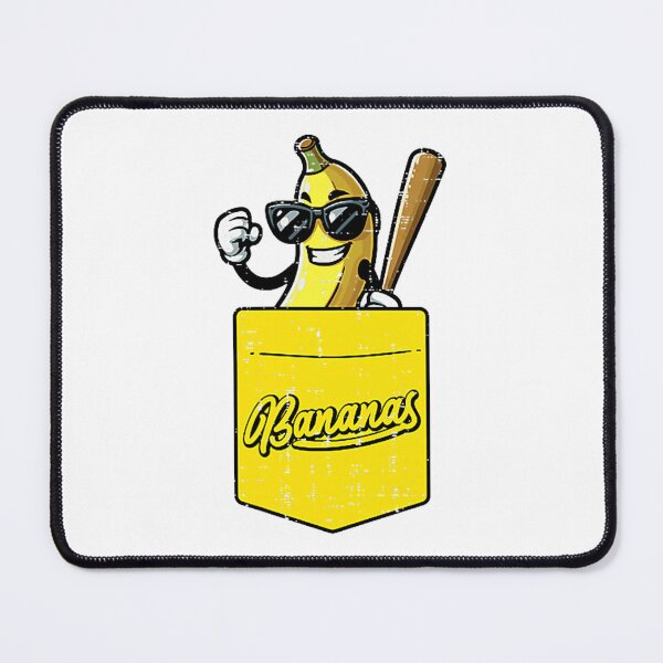 Item preview, Banana Baseball Funny Fruit Character Retro Sports designed and sold by ostenlee.