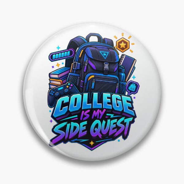 Item preview, College Is My Side Quest – Funny Gaming College Student Design designed and sold by Print-Mingle01.