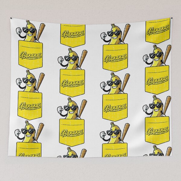 Item preview, Banana Baseball Funny Fruit Character Retro Sports designed and sold by ostenlee.