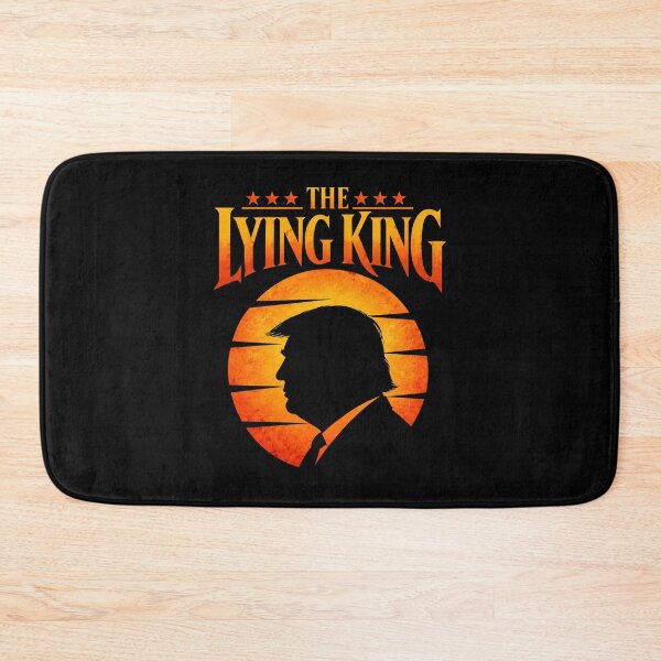 Item preview, The Lying King Trump Political Satire Retro Sunset designed and sold by Glow-Paw-Studio.