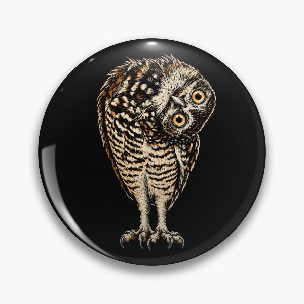 Item preview, Vintage Owl Tilting Head Curious Bird designed and sold by Moizento.
