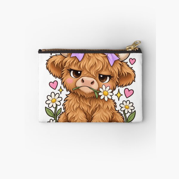 Item preview, Moo-dy But Cutie Highland Cow designed and sold by Ooops Radio x Everbloom.