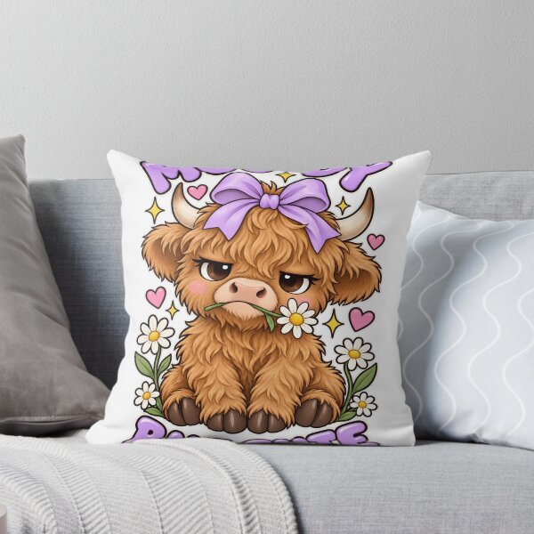 Item preview, Moo-dy But Cutie Highland Cow designed and sold by Ooops Radio x Everbloom.
